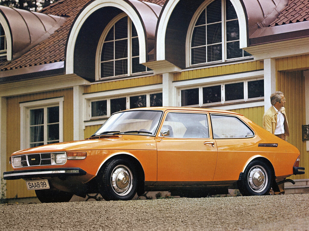 Saab 99 1 поколение, рестайлинг, хэтчбек 3 дв. (1974 - 1984)